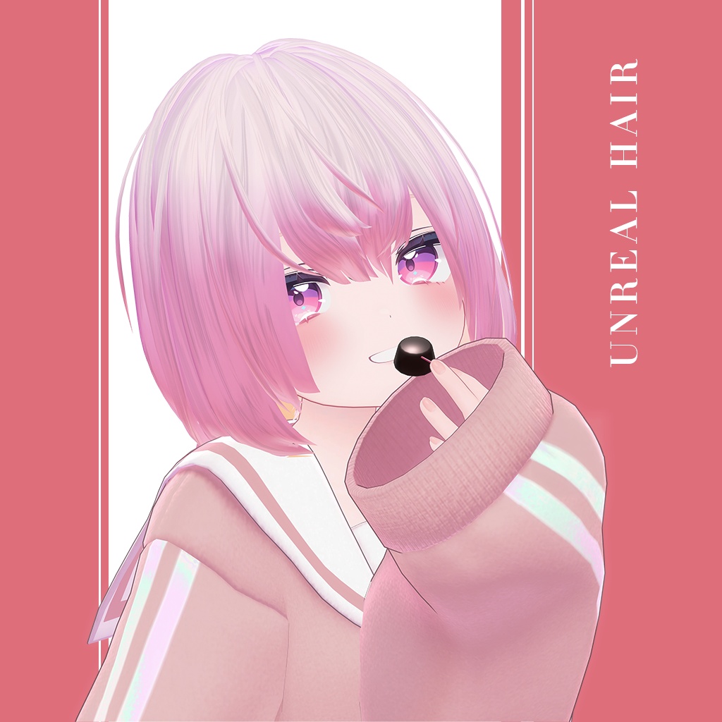 UH-001|LOW ANGLE BOB HAIR シルエット PLUS ONE