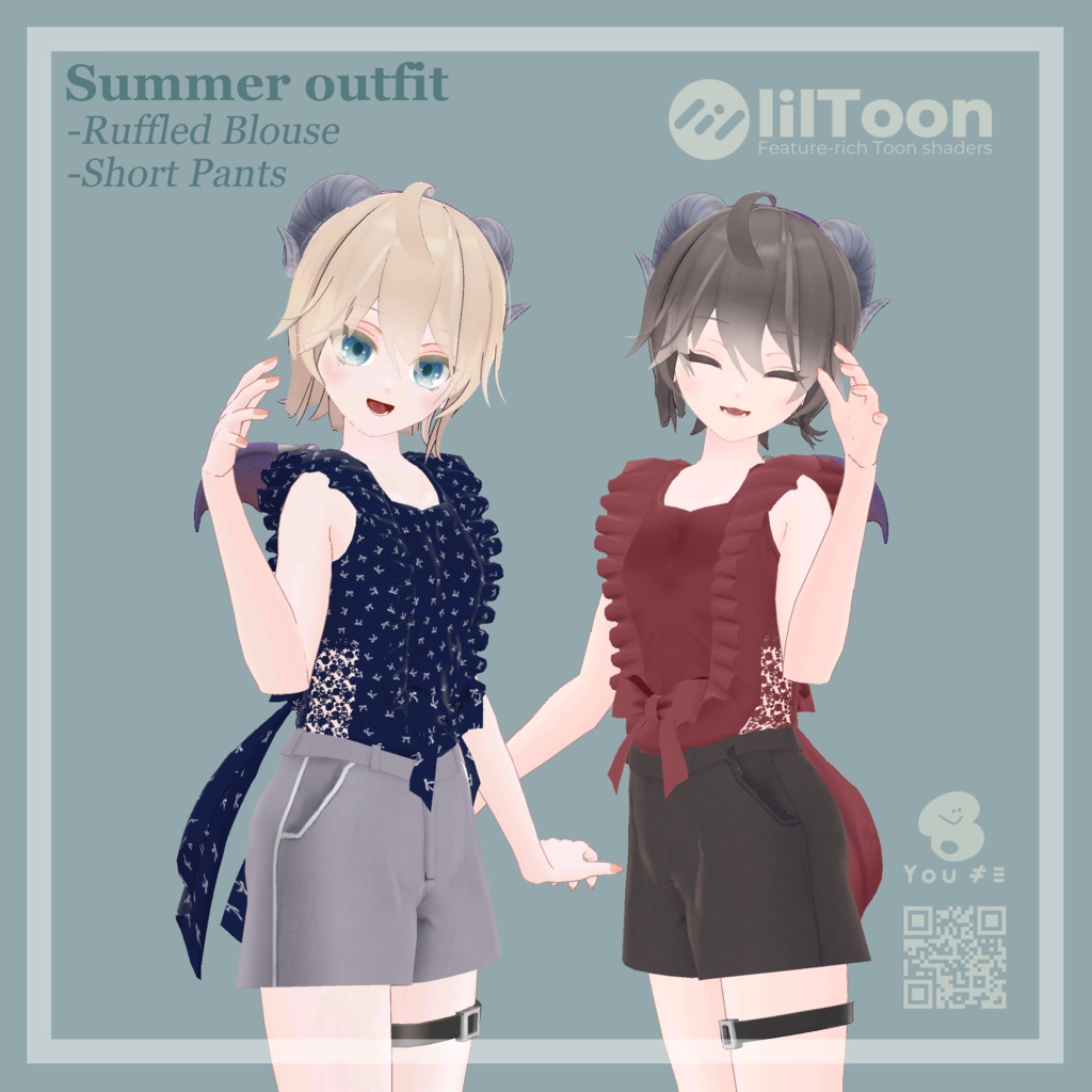 SummerOutfit［VRChat想定・Setsu専用］