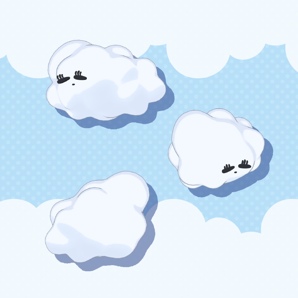 オリジナル3Dモデル「ていきあつちゃん」