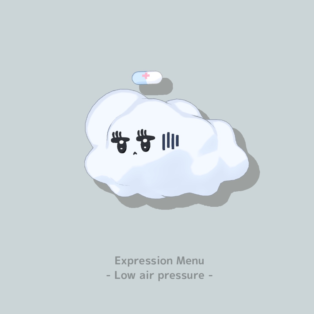 オリジナル3Dモデル「ていきあつちゃん」