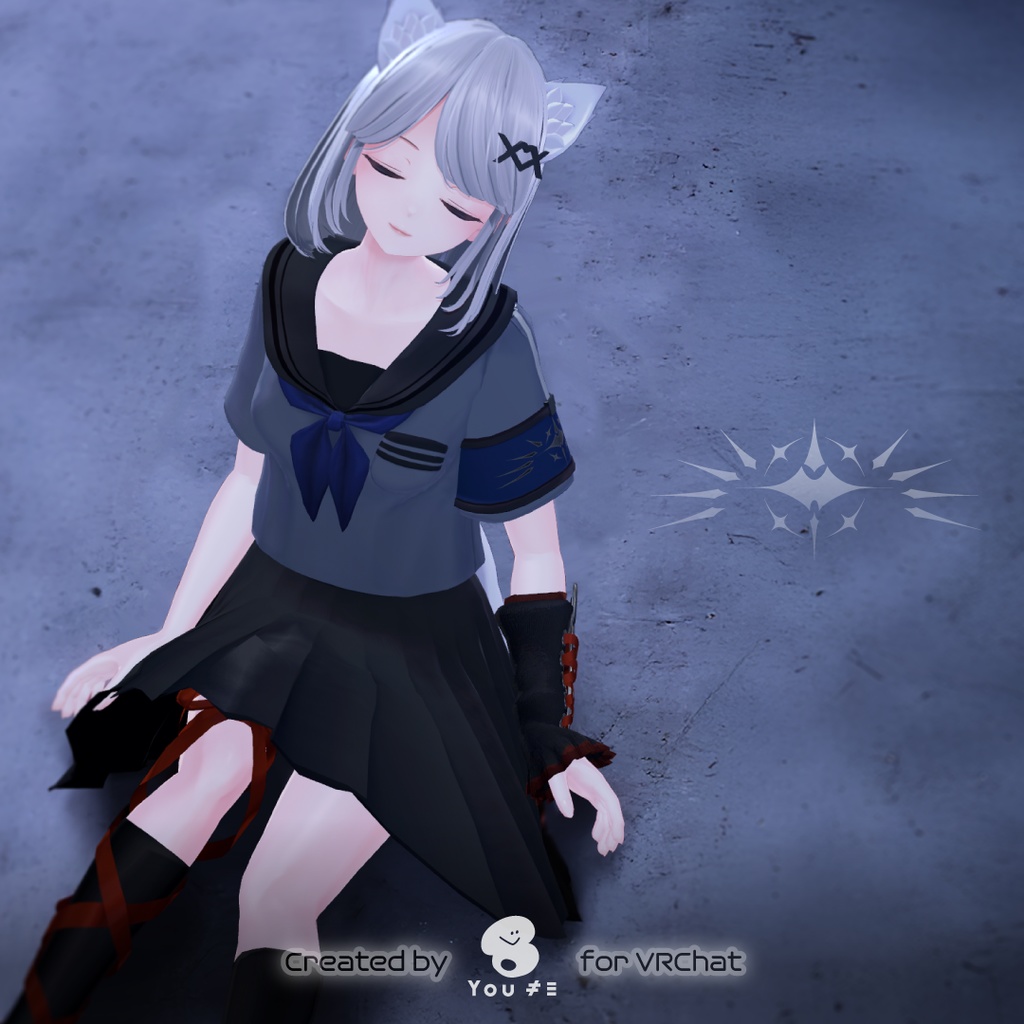 オリジナル3Dモデル「Kizz -キズ- 」