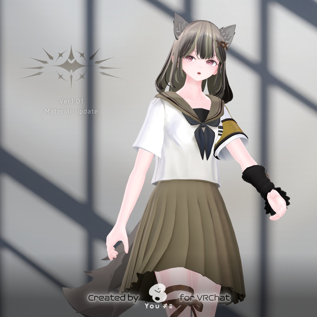 オリジナル3Dモデル「Kizz -キズ- 」