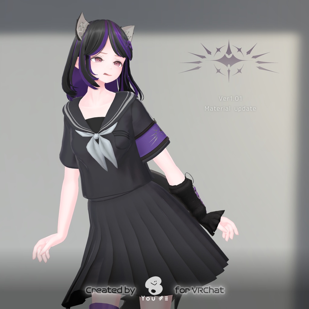 オリジナル3Dモデル「Kizz -キズ- 」