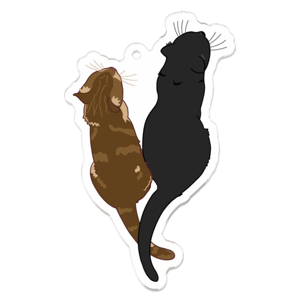 にゃんず🐈⬛🐈アクリルキーホルダー