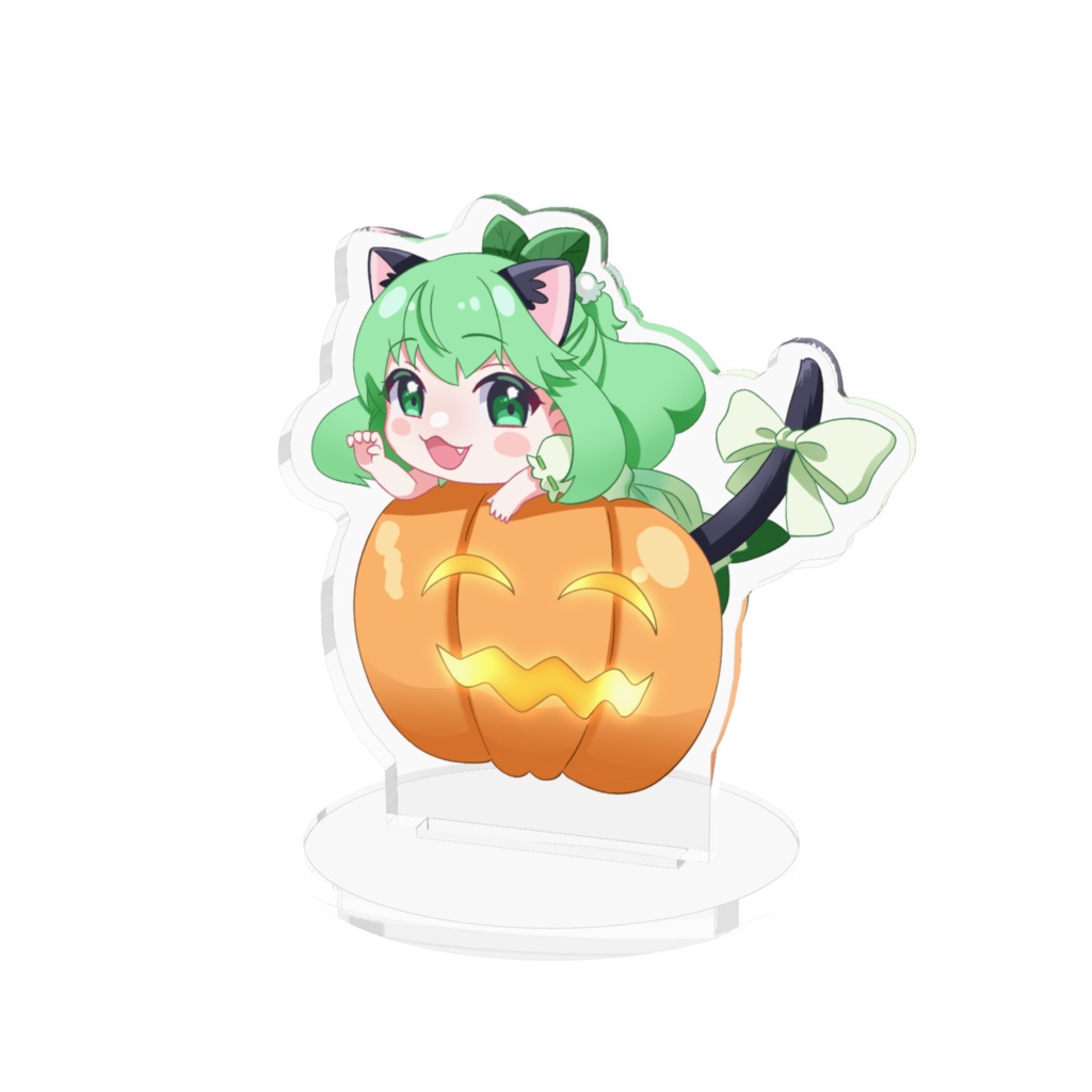 カボチャ猫なすずらん