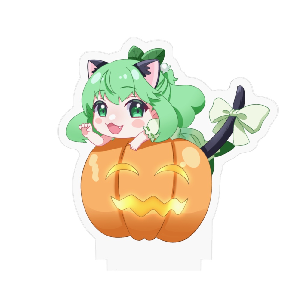 カボチャ猫なすずらん