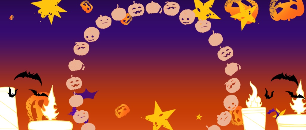 IRIAMハロウィンヘッダー