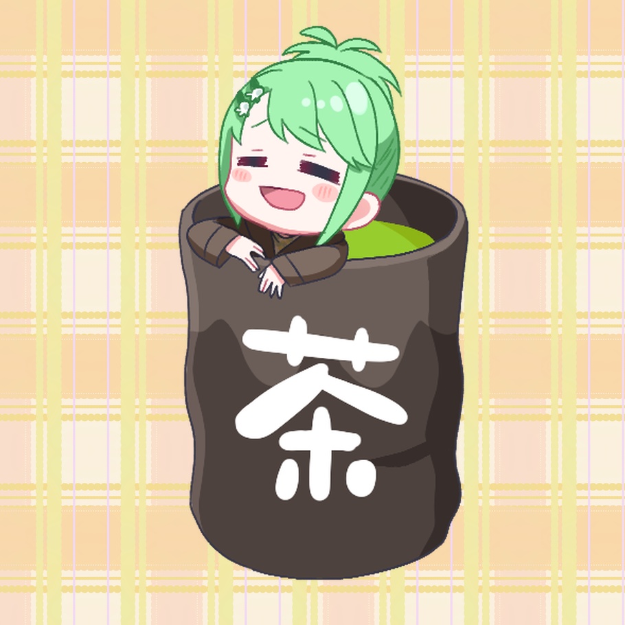 お茶SD缶バッジ