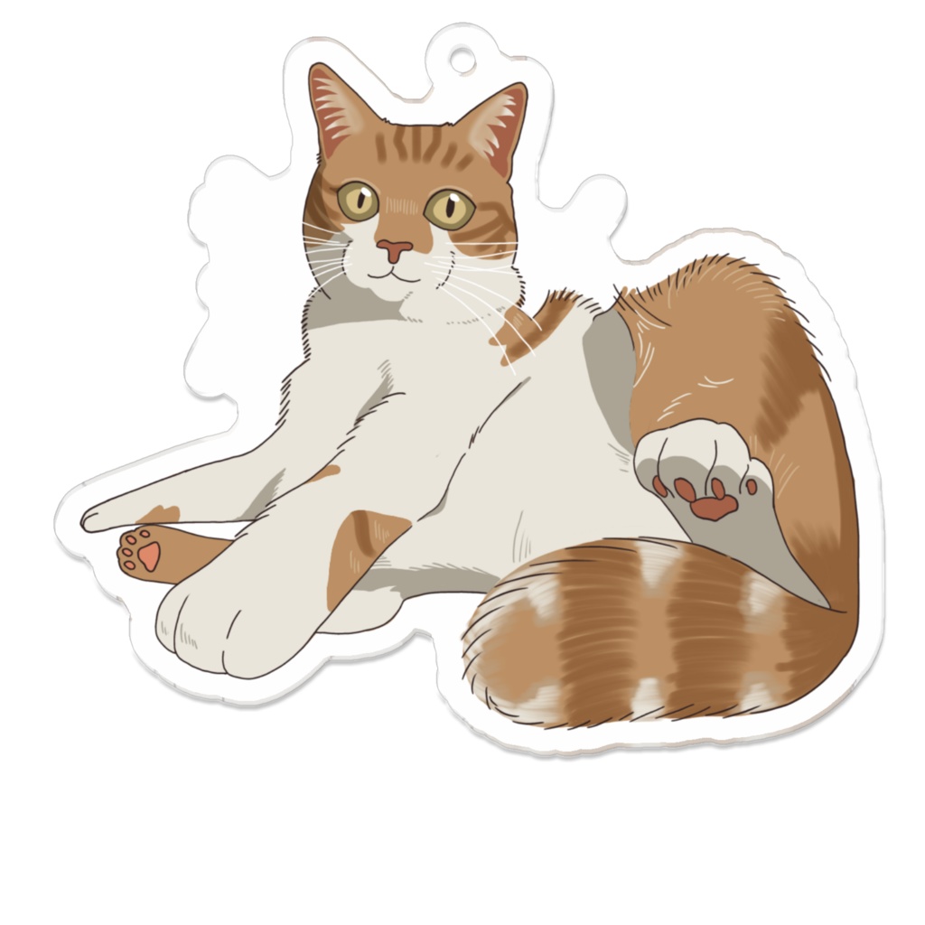 変な座り方ニアちゃんアクリルキーホルダー