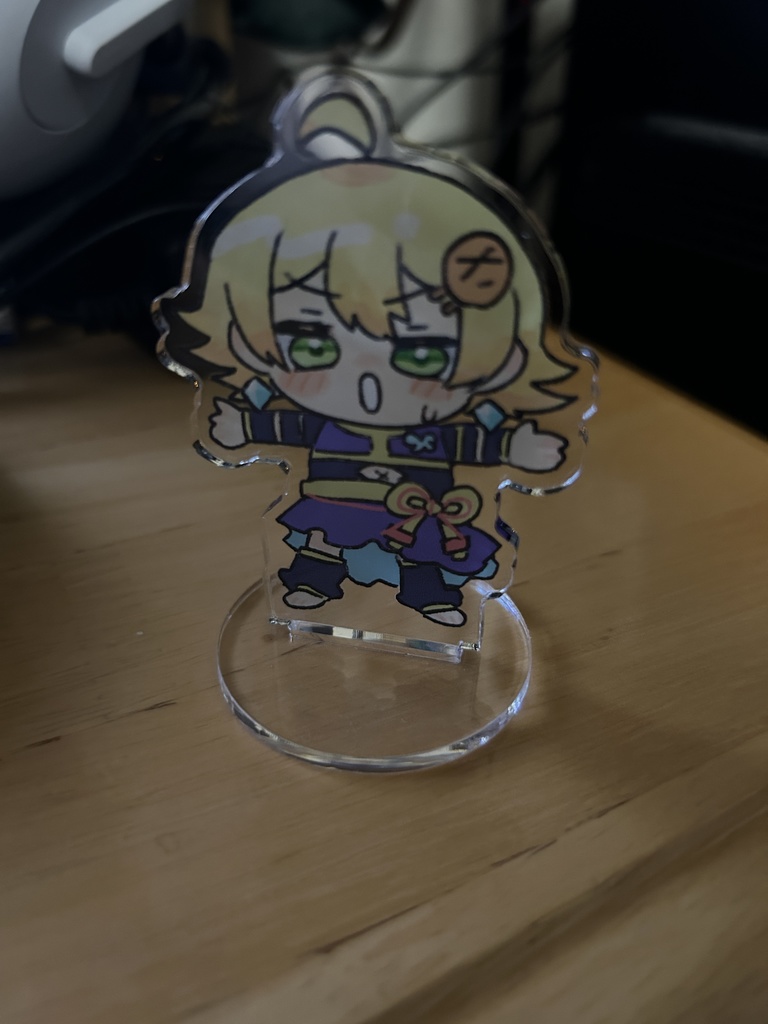 Vtuber忍音ニコ 見ちゃダメアクリルフィギュア(7cm)