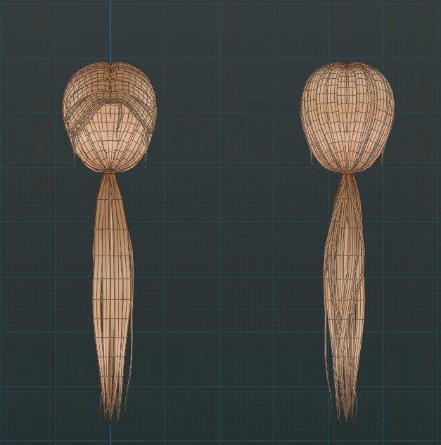 Low Pony - VRChat Hair Asset