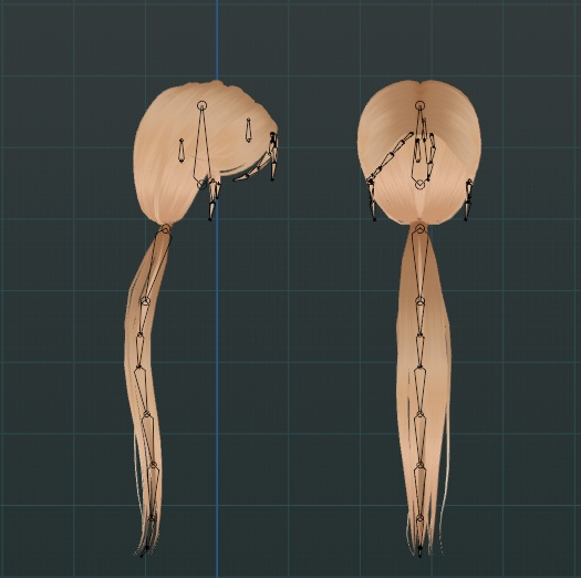 Low Pony - VRChat Hair Asset