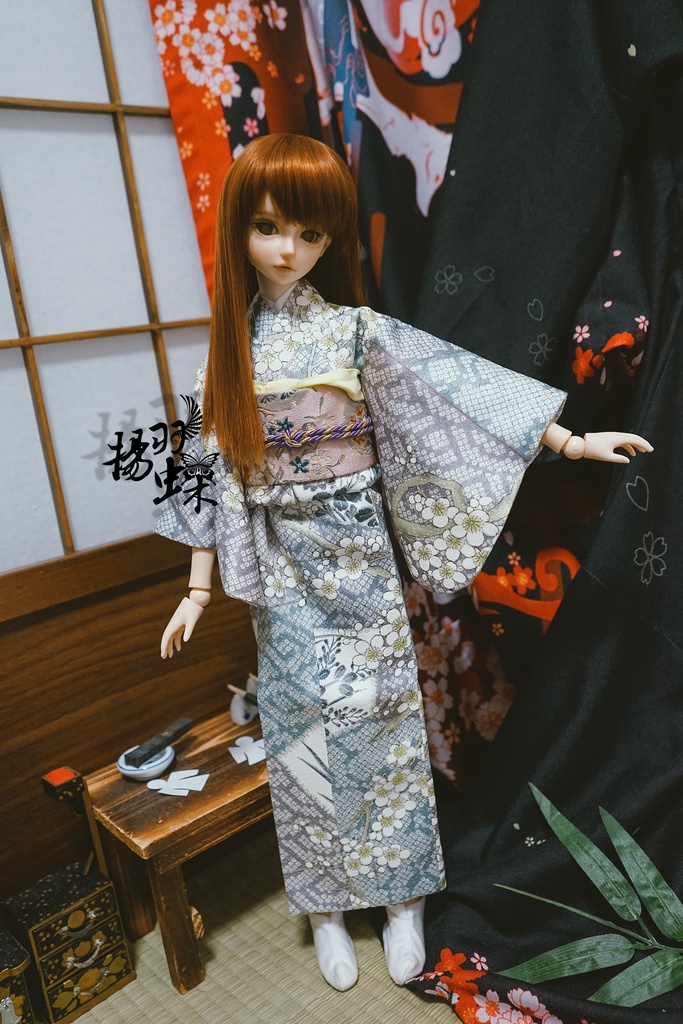 【完売・展示】MSD/MDD 着物 梅