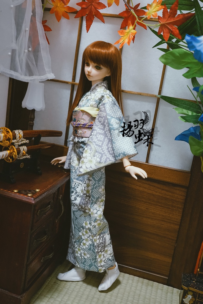 【完売・展示】MSD/MDD 着物 梅