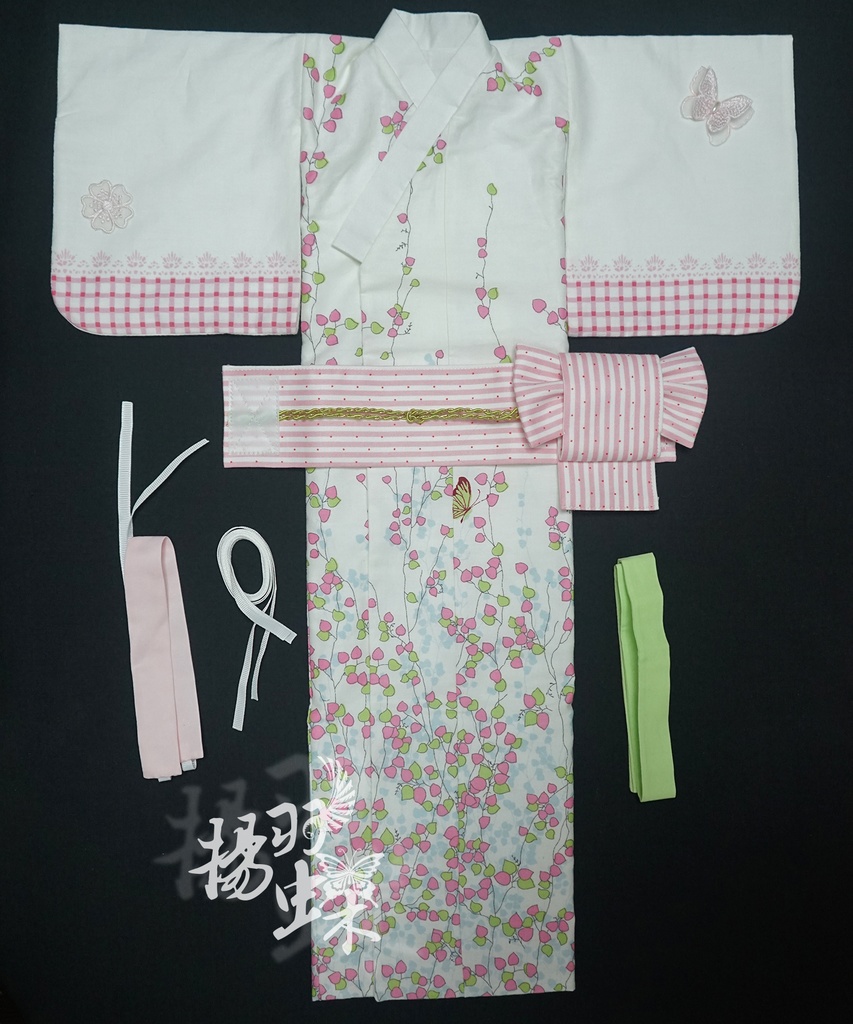 【売切・展示】DD/SD13少女 着物 若葉と蝶