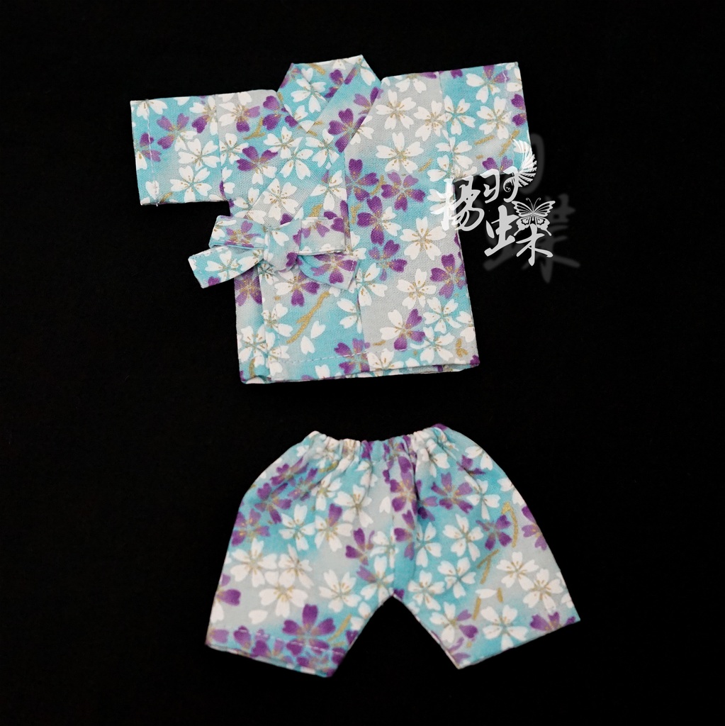 幼SD 甚平 水色桜
