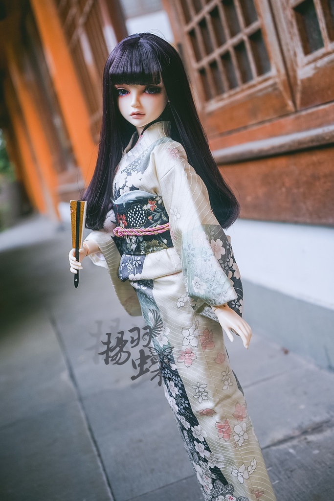 【完売・展示】SD/SD13少女 着物 薄墨桜