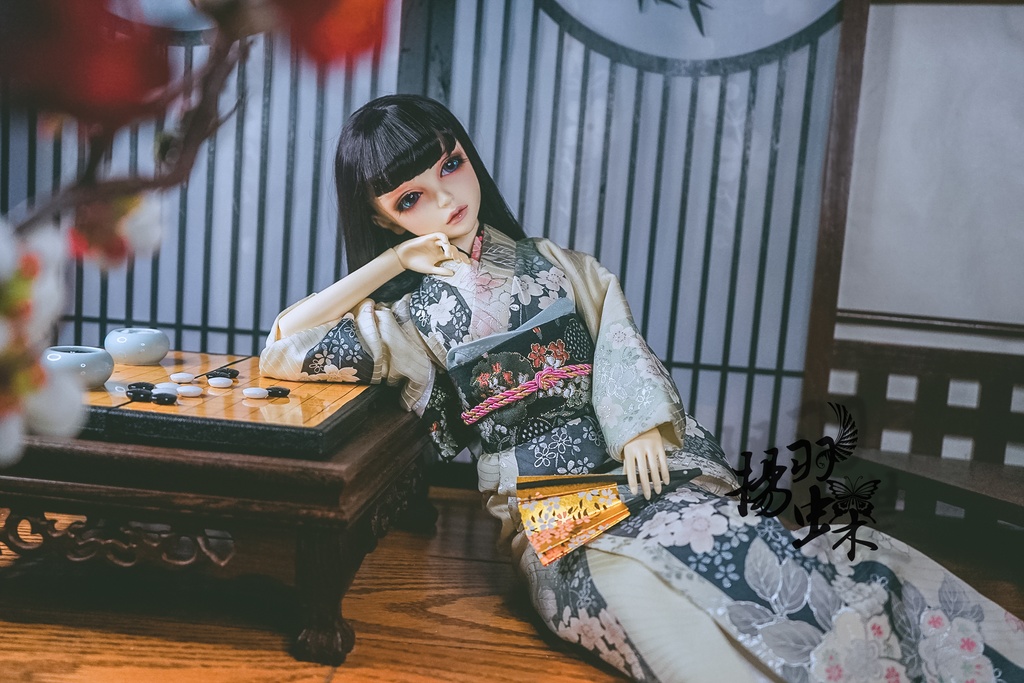 【完売・展示】SD/SD13少女 着物 薄墨桜