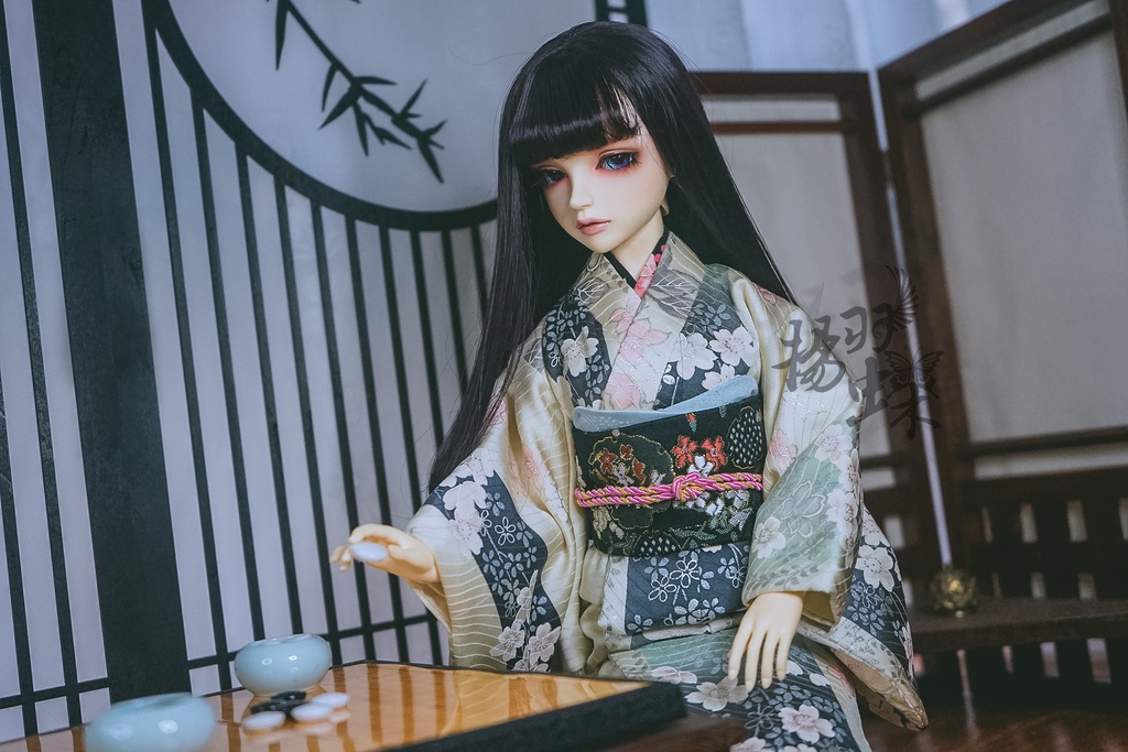 【完売・展示】SD/SD13少女 着物 薄墨桜