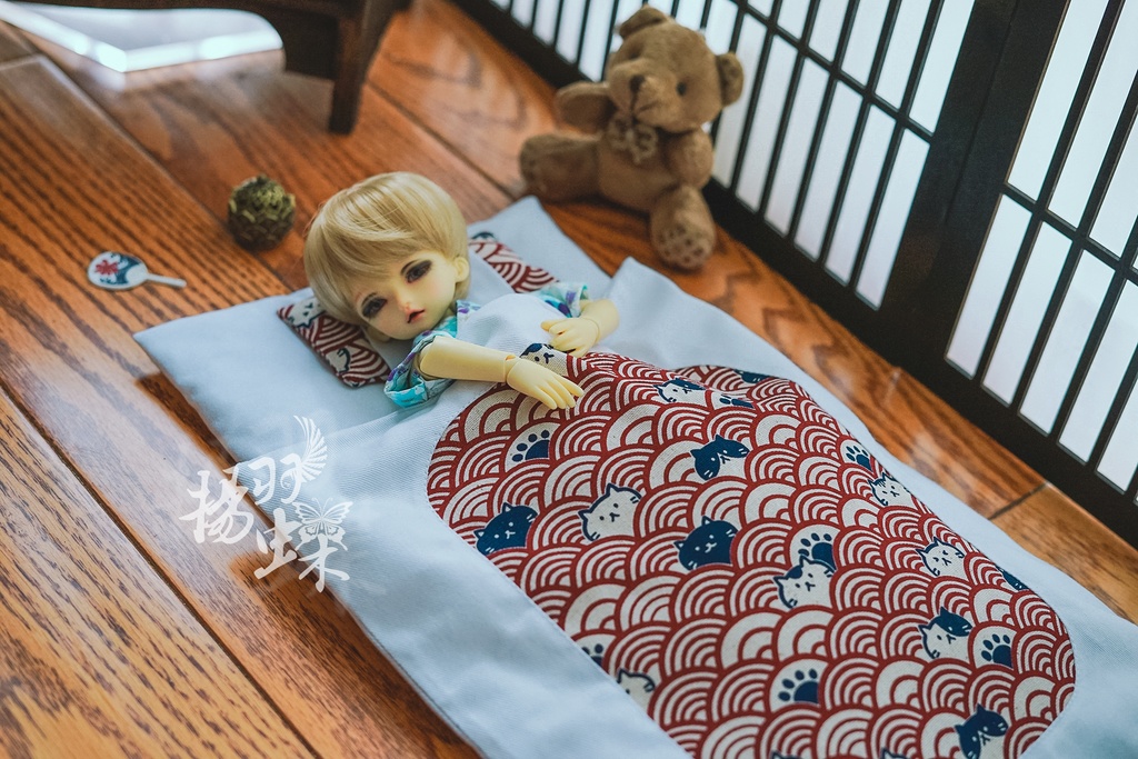 1/6ドール用 お布団セット 二色