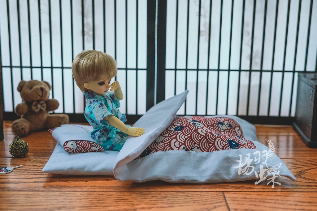 1/6ドール用 お布団セット 二色