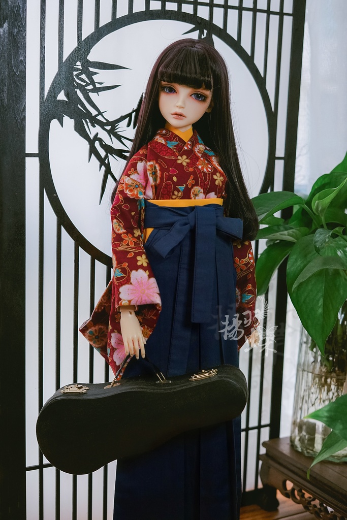 【完売・展示】SD13/DD 着物+袴セット 手鞠桜