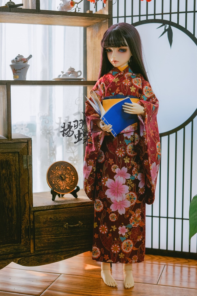 【完売・展示】SD13/DD 着物+袴セット 手鞠桜