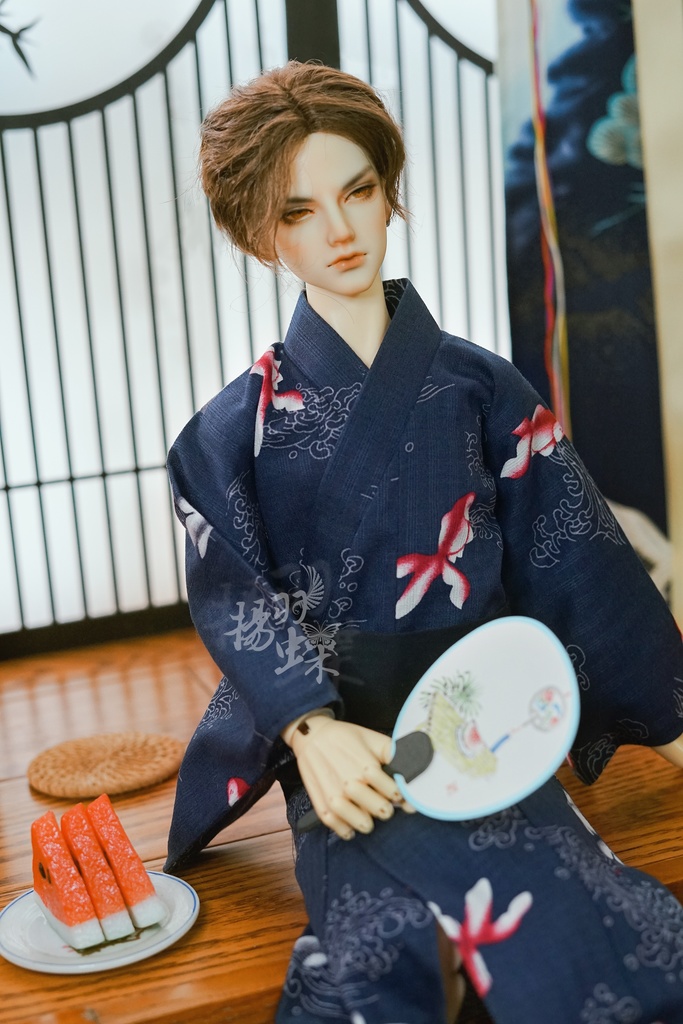 【完売・展示】SDGrB~SD17少年 浴衣 金魚