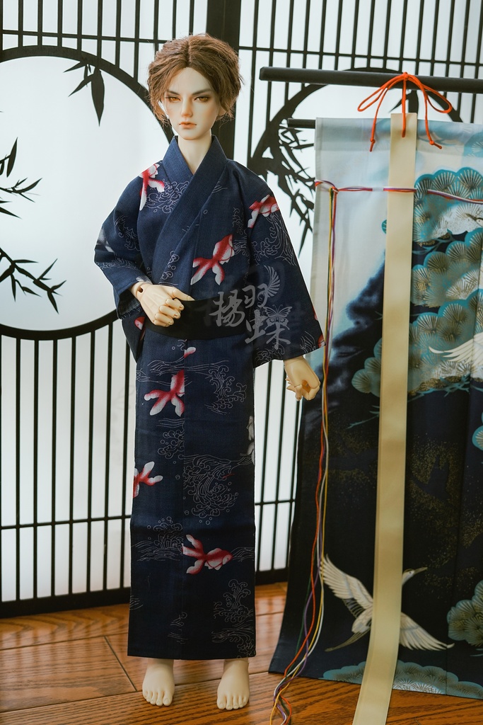 【完売・展示】SDGrB~SD17少年 浴衣 金魚