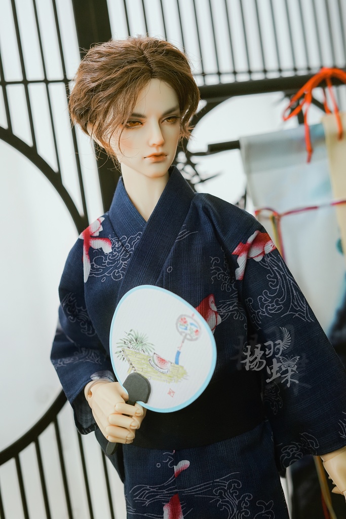 【完売・展示】SDGrB~SD17少年 浴衣 金魚