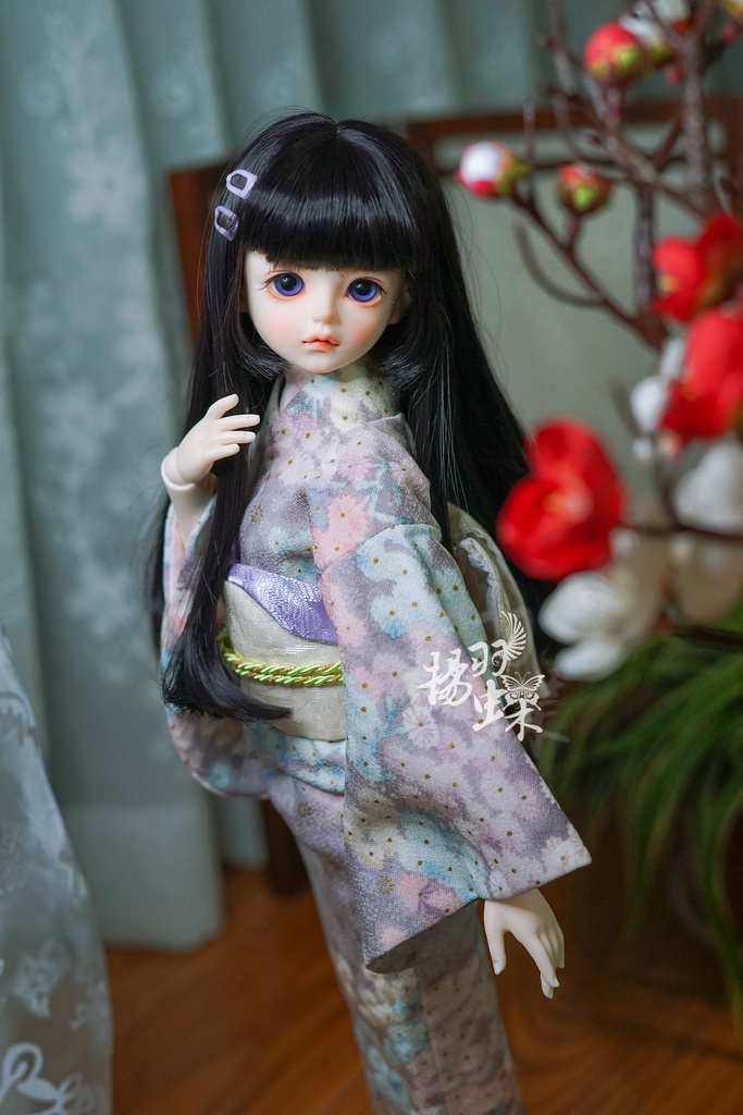 【完売・展示】MSD/MDD 着物 花雲