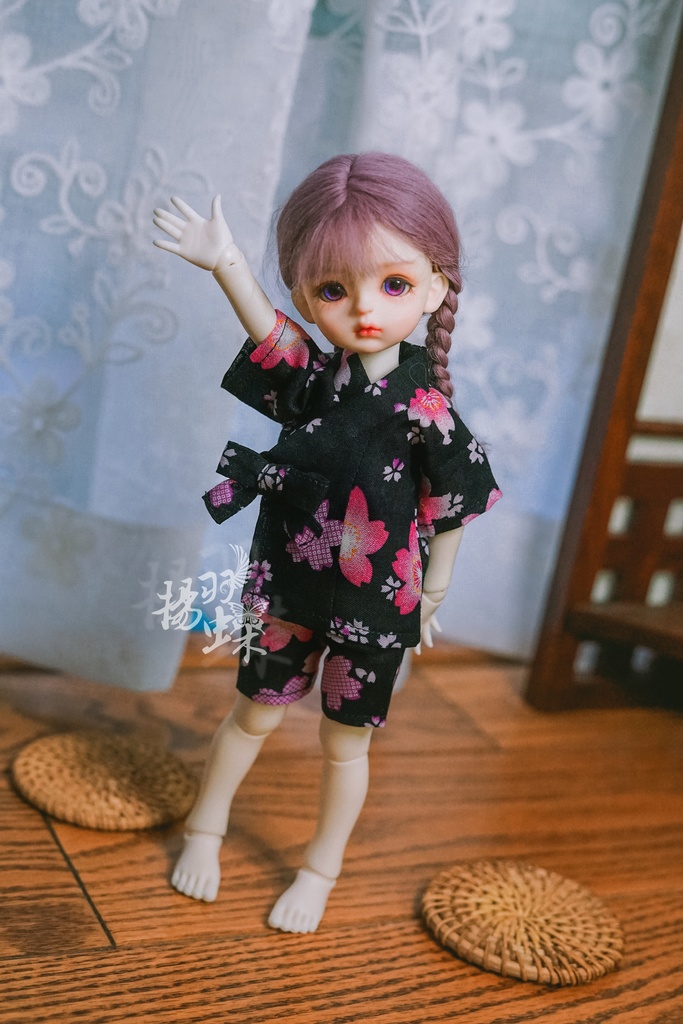 幼SD　甚平　夜桜