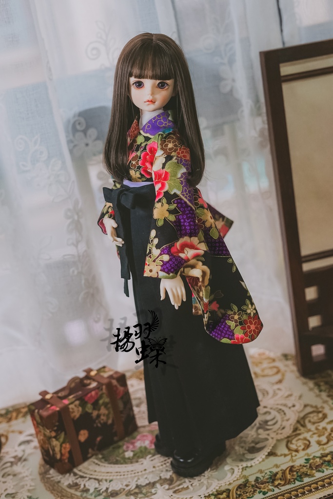 【売切】SDM/MSD/MDD 着物+袴セット 牡丹