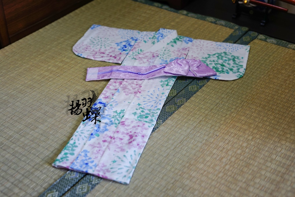 【売切・展示】1/4・1/3ドール用浴衣 紫陽花