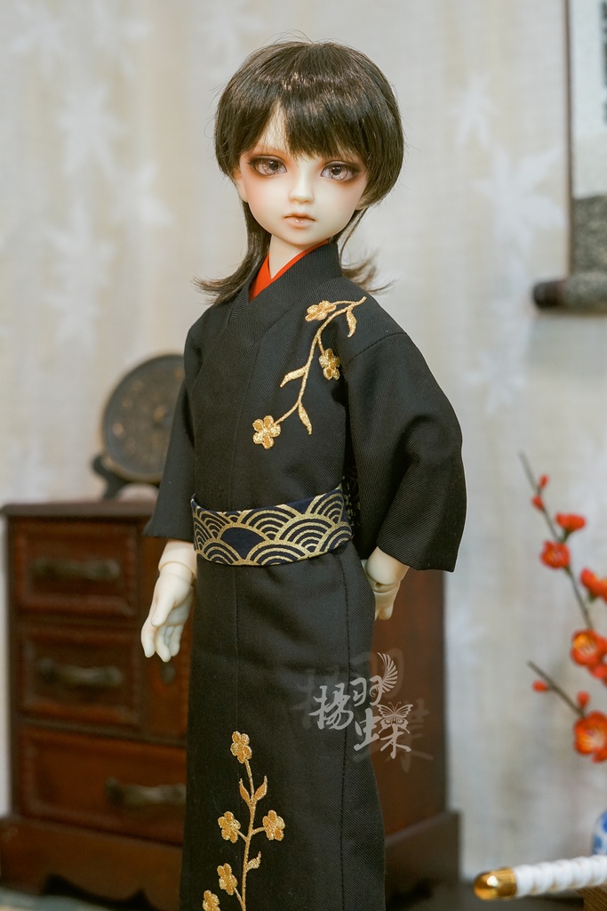 【売切】MSD/SDM少年 着物 月下晩酌