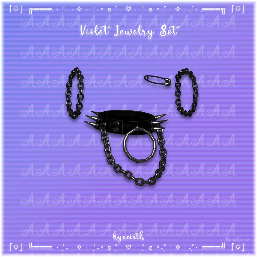 Violet Jewelry Set