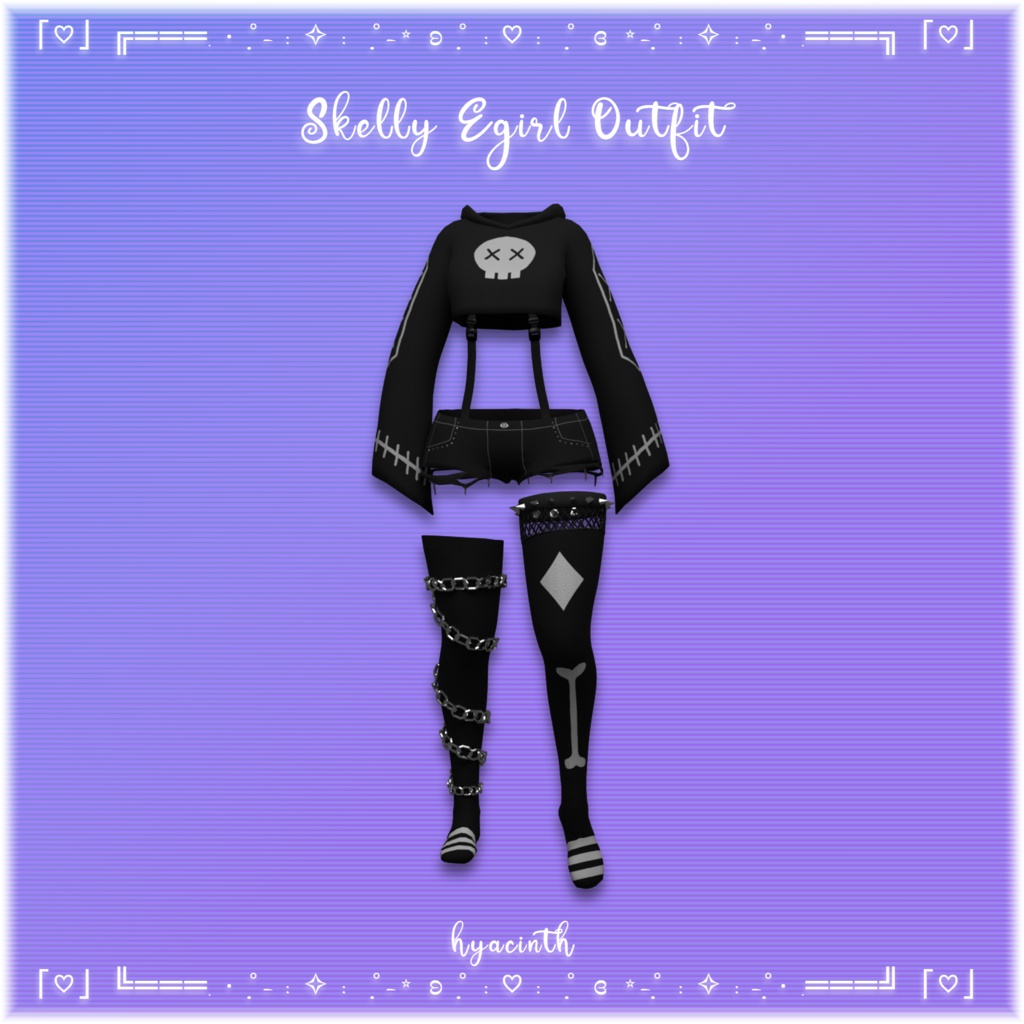Skelly Egirl Outfit