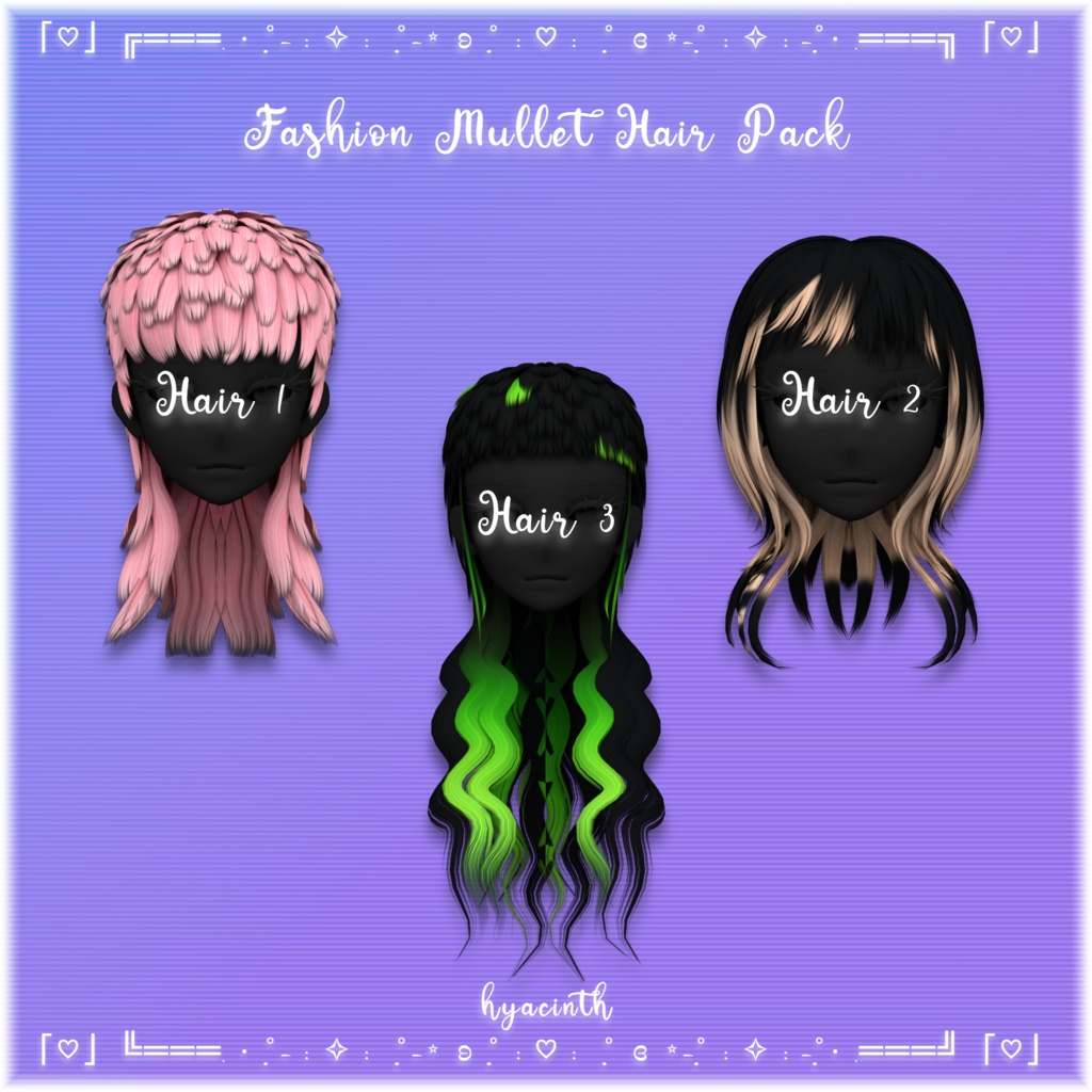 Fashion Mullet Hair Pack