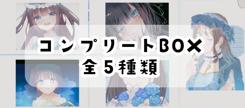 〈コンプリートBOX〉 ランダムチェキ風カード　イラストver.