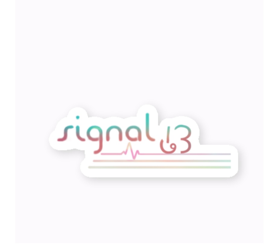 Signalロゴダイカットステッカー