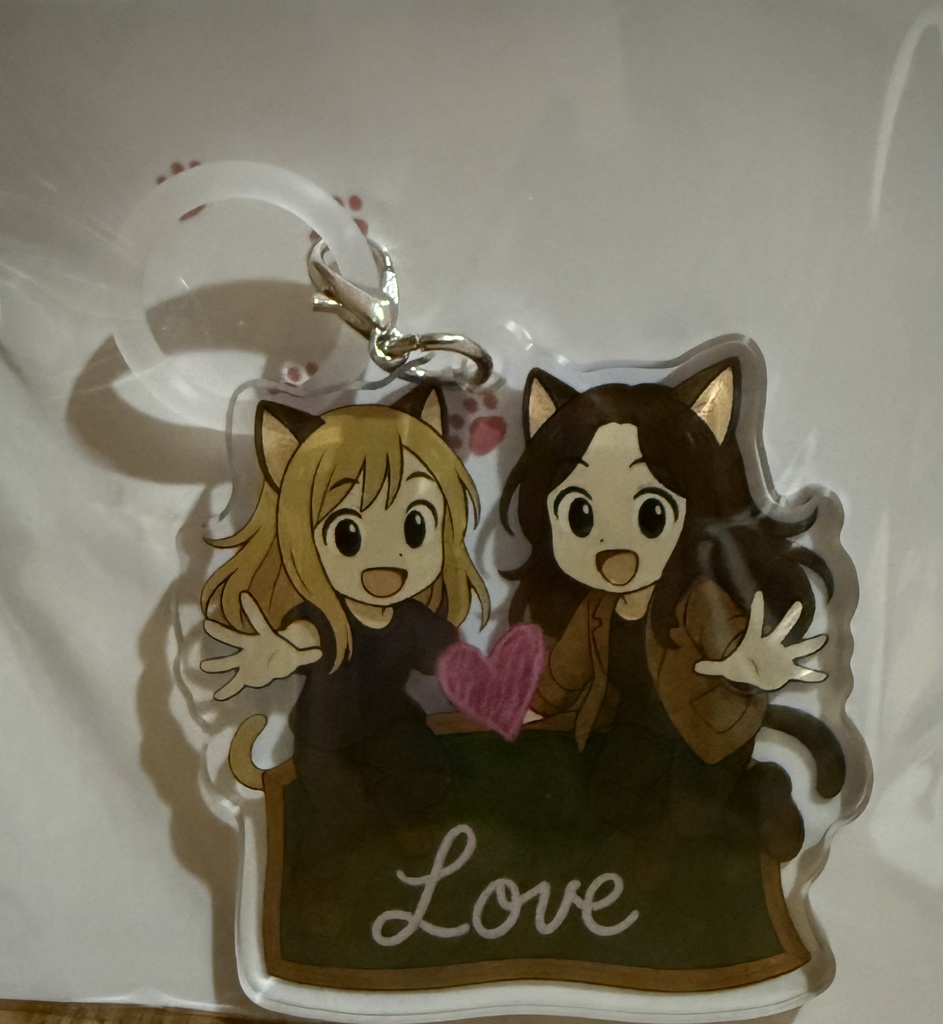 KACY 猫耳ちびキャラ　アクリルキーホルダー/アンブレラチャーム