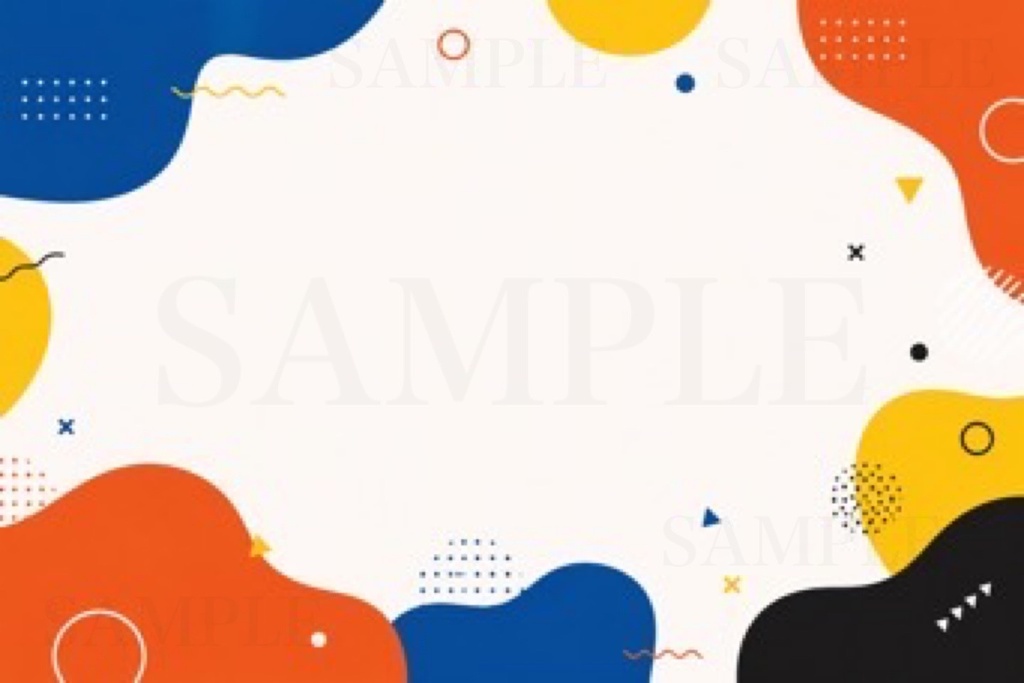 ビビット配色の背景素材
