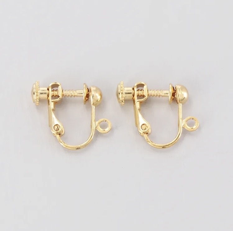 カラフルビーズ×ピンクタッセルピアス・イヤリング