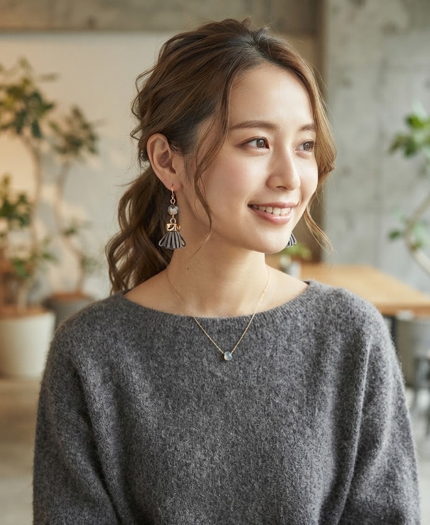 グレータッセルピアス・イヤリング