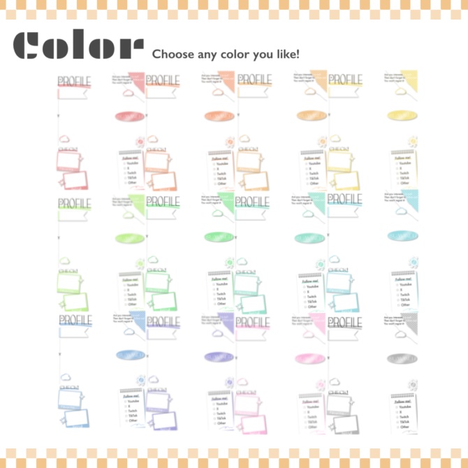 〖背景素材〗X用にぴったり♡宣伝画像用素材〖VTuberAssets〗