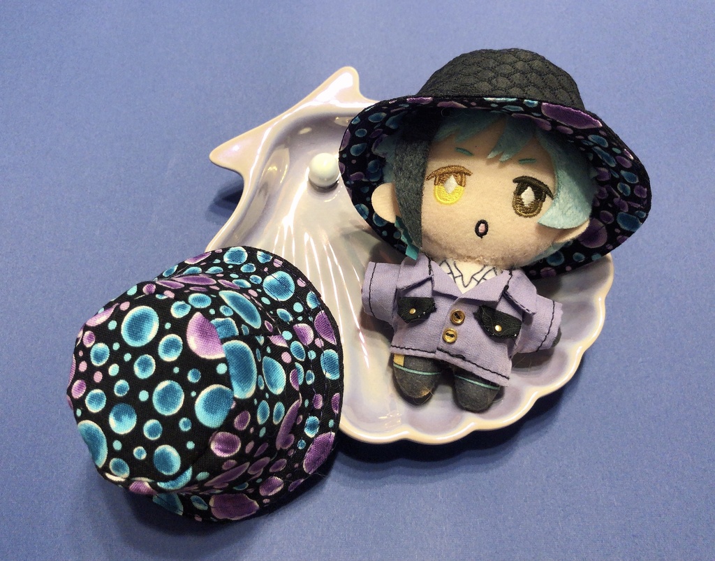 リバーシブルぬい用バケツハット