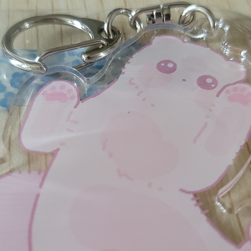 トパアクリル B品(すや・ぺた・あぶなげ&発掘されたイラスト干し肉)