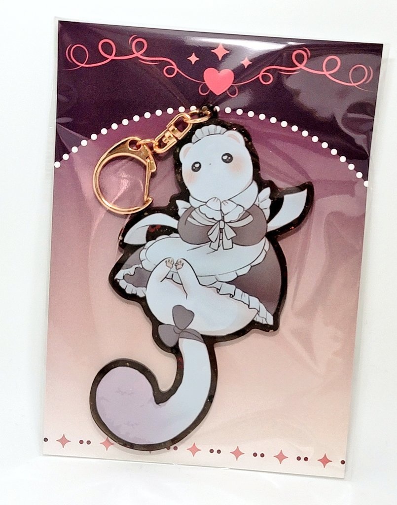 メイドトパのバレンタインアクキー