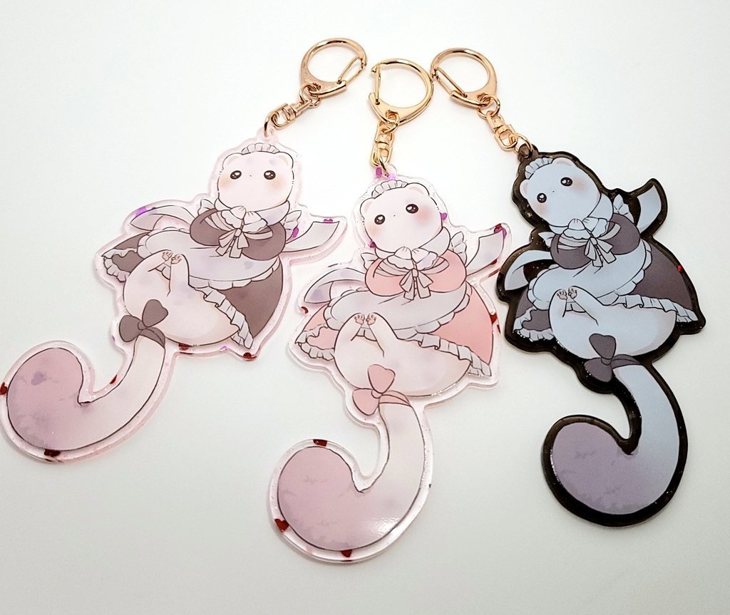 メイドトパのバレンタインアクキー