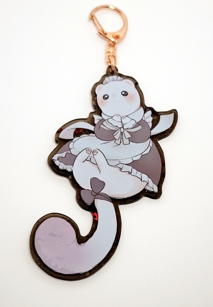 メイドトパのバレンタインアクキー
